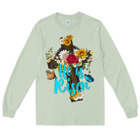 Matcha he is rısen with cross and butterfly Long Sleeve Tee - Artiststas