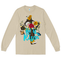 Mushroom he is rısen with cross and butterfly Long Sleeve Tee - Artiststas