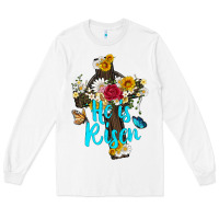 White he is rısen with cross and butterfly Long Sleeve Tee - Artiststas