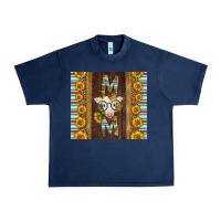 Navy Western Baby Calf Mom Urban Heavy Tee - LillyAllenDesigns