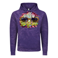 Cloud Purple hello sunshine Vintage Hoodie - BarkalooDesign