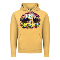 Vintage Mustard hello sunshine Vintage Hoodie - BarkalooDesign