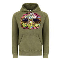 Vintage Olive hello sunshine Vintage Hoodie - BarkalooDesign