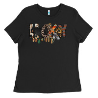Black hockey mom Ladies Tee - RacoonDesign