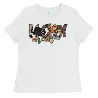 White hockey mom Ladies Tee - RacoonDesign