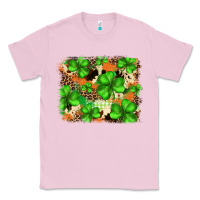 Bubblegum Pink st.patricks plaid  green glitter cowhide  leopard Classic Tee - FaDigitalArtStudio
