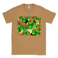 Toasted Coconut st.patricks plaid  green glitter cowhide  leopard Classic Tee - FaDigitalArtStudio