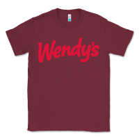 Burgundy wendy's Classic Tee - baoMotion