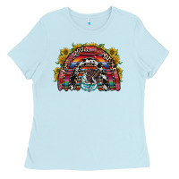 Baby Blue mexican rainbow Ladies Tee - RacoonDesign