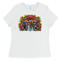 White mexican rainbow Ladies Tee - RacoonDesign