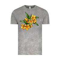 Yellow Jessamine Flower Illustrations Vintage Tee | Teevron