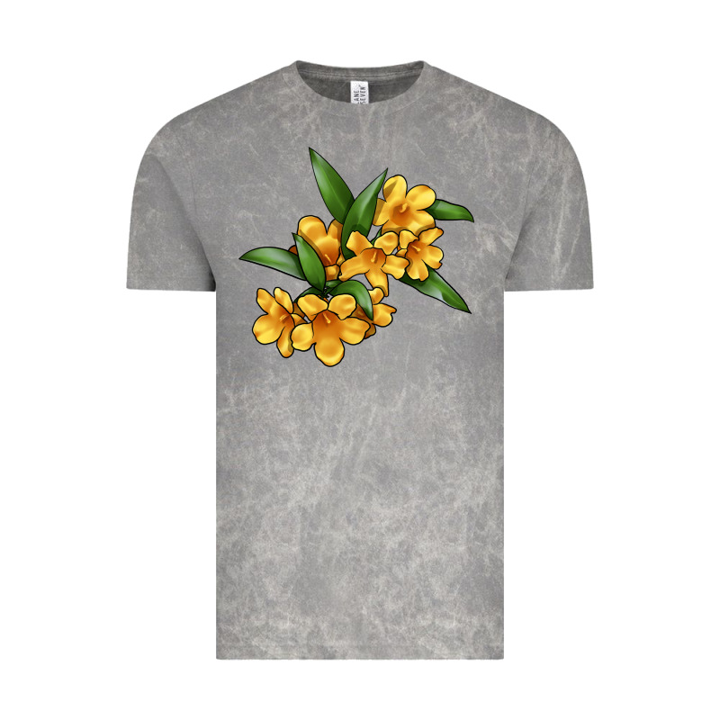 Yellow Jessamine Flower Illustrations Vintage Tee by LillyAllenDesigns | Teevron