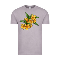 Vintage Zinc Yellow Jessamine Flower Illustrations Vintage Tee - LillyAllenDesigns