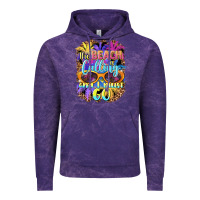 Cloud Purple the beach is calling and i must go Vintage Hoodie - BarkalooDesign