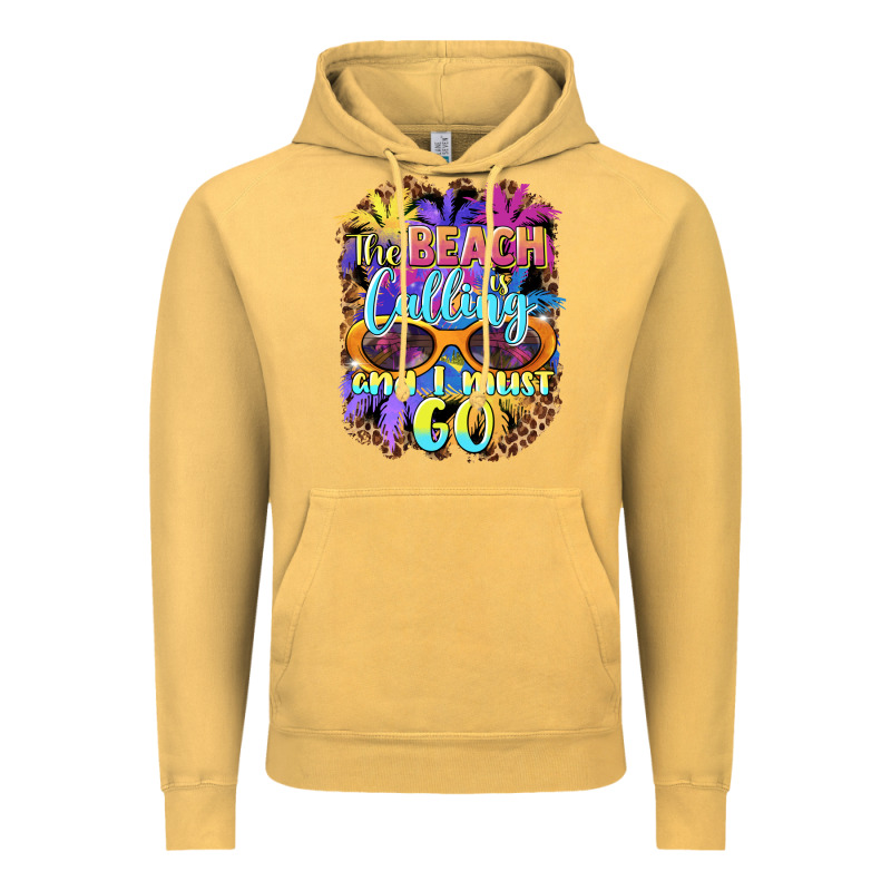 The Beach Is Calling And I Must Go Vintage Hoodie by BarkalooDesign | Teevron