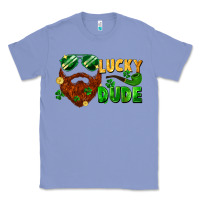 Colony Blue lucky dude saint patricks bearded man Classic Tee - FaDigitalArtStudio