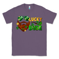 Lavender lucky dude saint patricks bearded man Classic Tee - FaDigitalArtStudio