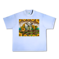 Grape Ice Western Charolais Heifer With Sunflowers Urban Heavy Tee - LillyAllenDesigns