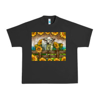 Pigment Black Western Charolais Heifer With Sunflowers Urban Heavy Tee - LillyAllenDesigns
