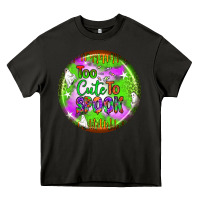 Asphalt too cute to spook earrings Heavy Core Tee - BundleAndBundleShop