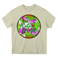 Mossy too cute to spook earrings Heavy Core Tee - BundleAndBundleShop