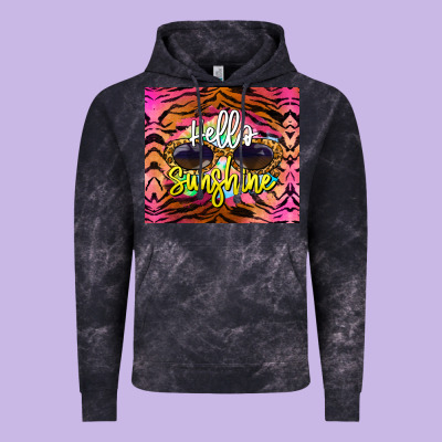Hello Sunshine Vintage Hoodie Designed By Barkaloodesign