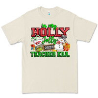 Bone In My Holly Jolly Teacher Era Premium Tee - CowhideDigitalArt