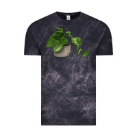 Cloud Black Philodendron Vintage Tee - LillyAllenDesigns