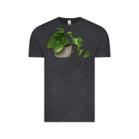 Vintage Black Philodendron Vintage Tee - LillyAllenDesigns