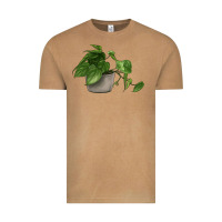 Vintage Camel Philodendron Vintage Tee - LillyAllenDesigns