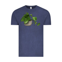 Vintage Denim Philodendron Vintage Tee - LillyAllenDesigns