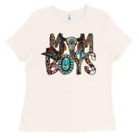 Bone mom of boys Ladies Tee - RacoonDesign