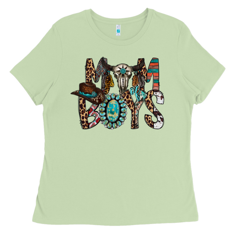 Mom Of Boys Ladies Tee by RacoonDesign | Teevron