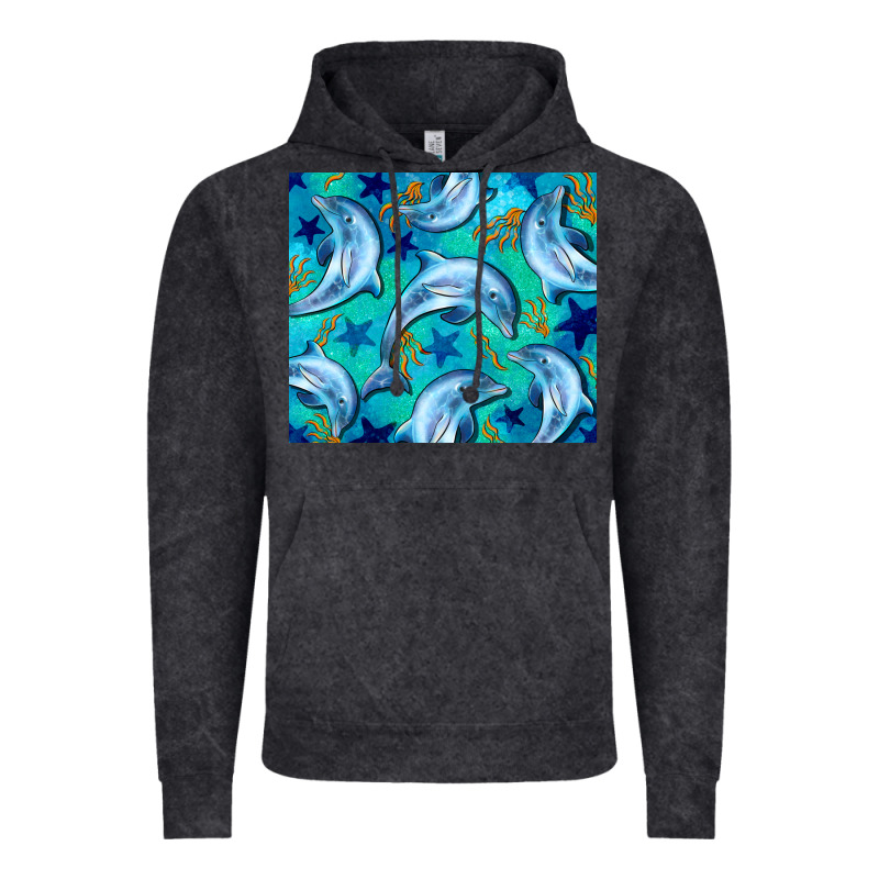 Dolphin Tumbler Vintage Hoodie by BarkalooDesign | Teevron