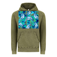 Vintage Olive dolphin tumbler Vintage Hoodie - BarkalooDesign