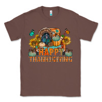Chestnut happy thanksgiving with truck bbs Classic Tee - BundleAndBundleShop