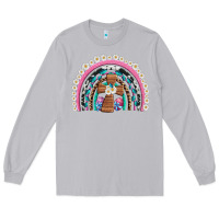 Moon Dust easter cross daisy egg rainbow Long Sleeve Tee - Artiststas
