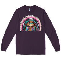 Plum easter cross daisy egg rainbow Long Sleeve Tee - Artiststas