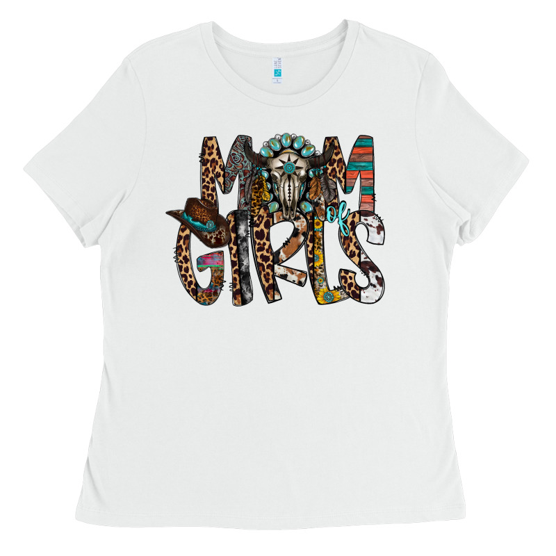 Mom Of Girls Ladies Tee by RacoonDesign | Teevron