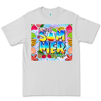 Dove Grey Sweet Summer Time Premium Tee - CowhideDigitalArt