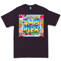 Plum Sweet Summer Time Premium Tee - CowhideDigitalArt