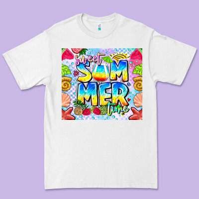 Sweet Summer Time Premium Tee Designed By Cowhidedigitalart