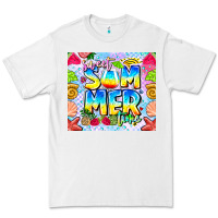 White Sweet Summer Time Premium Tee - CowhideDigitalArt