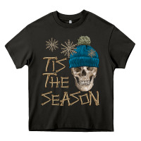 Asphalt skull tis the season winter Heavy Core Tee - FaDigitalArtStudio