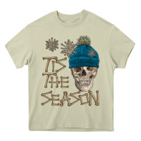 Skull Tis The Season Winter Heavy Core Tee | Teevron