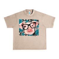 French Oak gemstone and cowhide pig Urban Heavy Tee - RanaPortraitStore