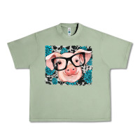 Oil Green gemstone and cowhide pig Urban Heavy Tee - RanaPortraitStore