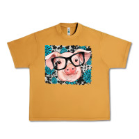 Peanut Butter gemstone and cowhide pig Urban Heavy Tee - RanaPortraitStore