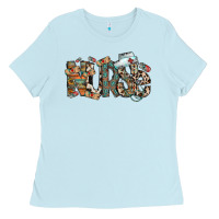 Baby Blue nurse western Ladies Tee - RacoonDesign