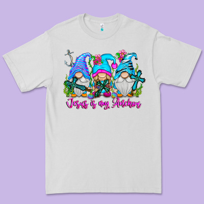 Jesus Is My Anchor Premium Tee Designed By Cowhidedigitalart